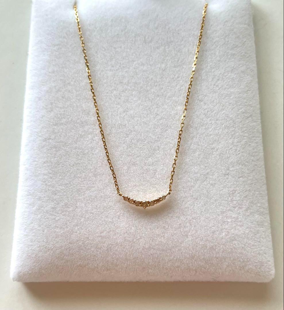 agete ダイヤモンド ネックレス K10 ゴールド アクセサリー アガット