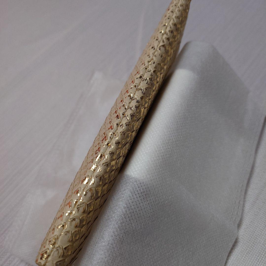 ATAO シャンパンゴールド パイソン長財布