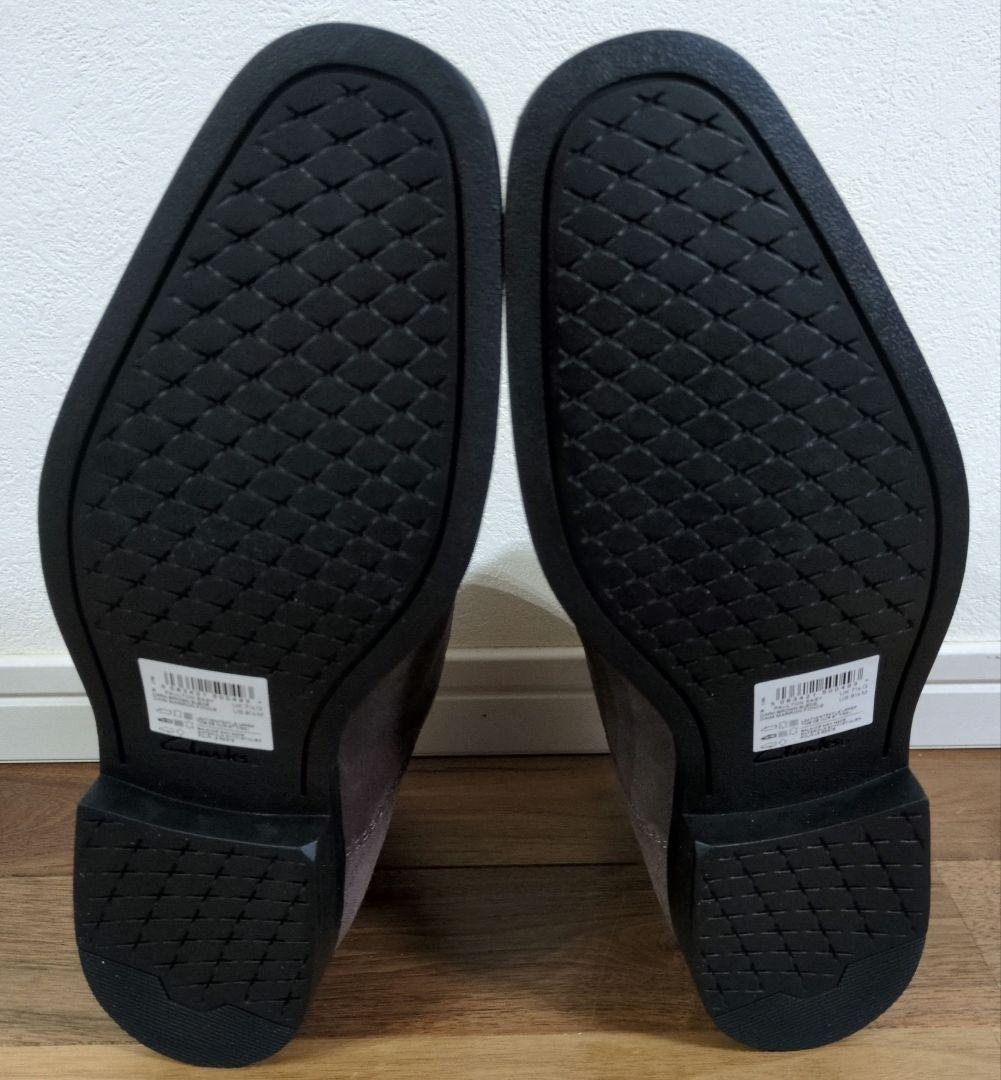 ◆新品◆【Clarks】サイドゴアブーツ Dark Brown 25.5cm