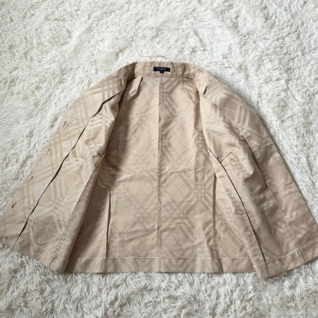 未使用級 バーバリー ロンドン スーツ セットアップ スカート チェック ベルト
