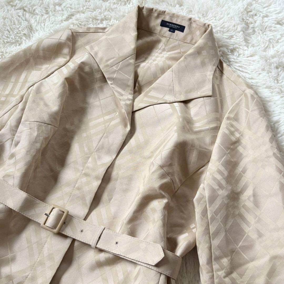 未使用級 バーバリー ロンドン スーツ セットアップ スカート チェック ベルト