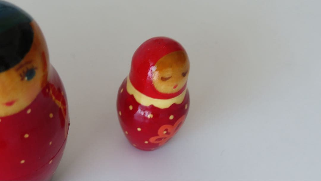 ロシアのマトリョーシカ 5個セット