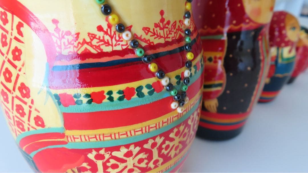 ロシアのマトリョーシカ 5個セット
