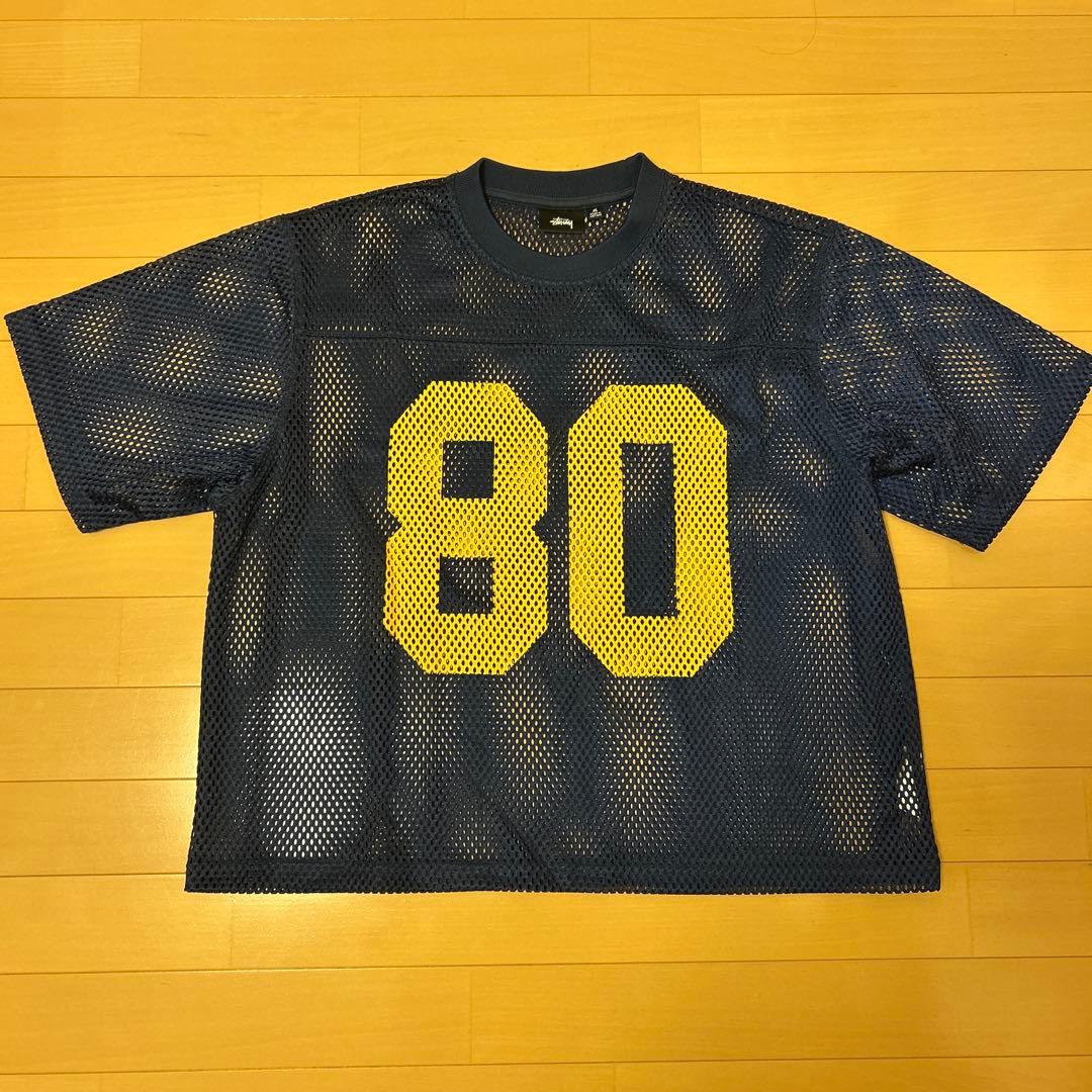 STUSSY TEAM JERSEY 80/NAVY Mサイズ