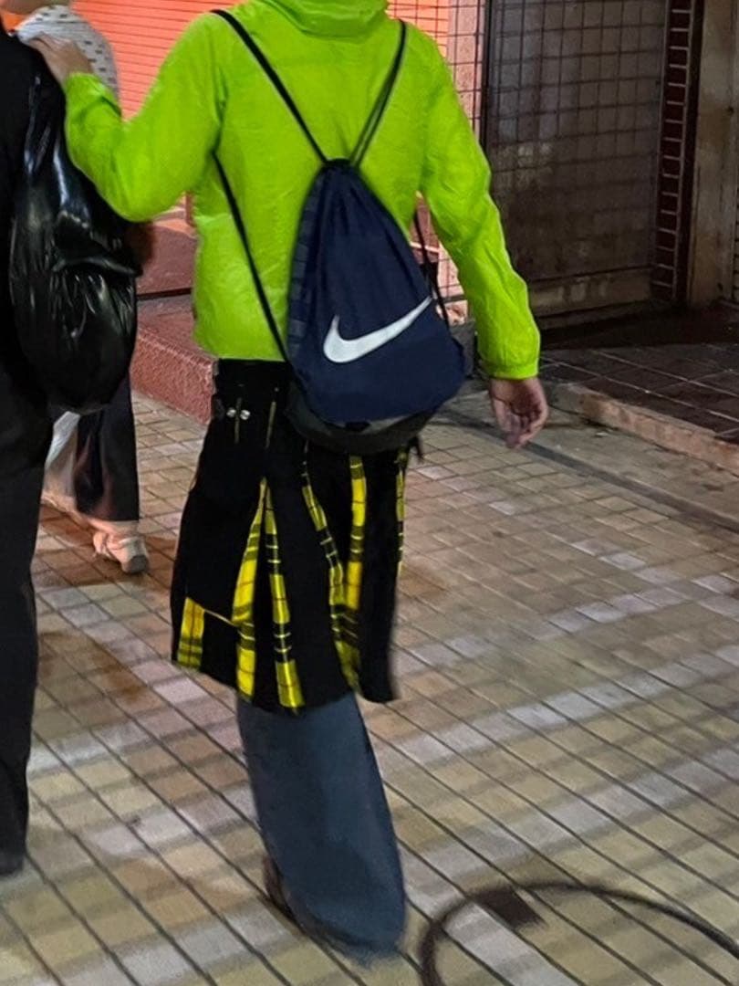 【セール中】goffa x used. 巻きスカート　メンズスカート　ポーカーズ