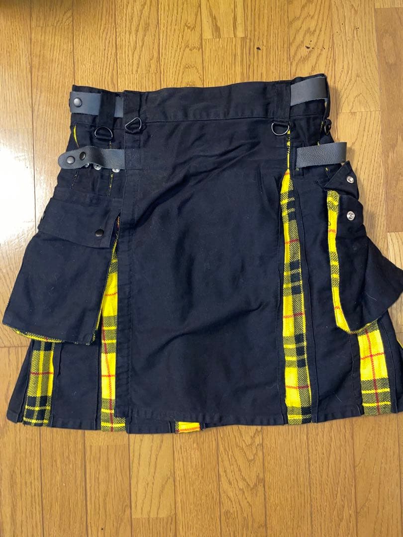 【セール中】goffa x used. 巻きスカート　メンズスカート　ポーカーズ