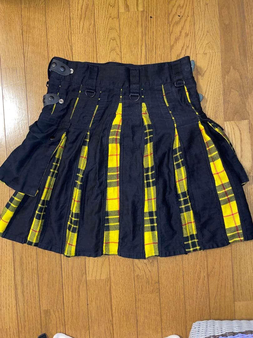 【セール中】goffa x used. 巻きスカート　メンズスカート　ポーカーズ