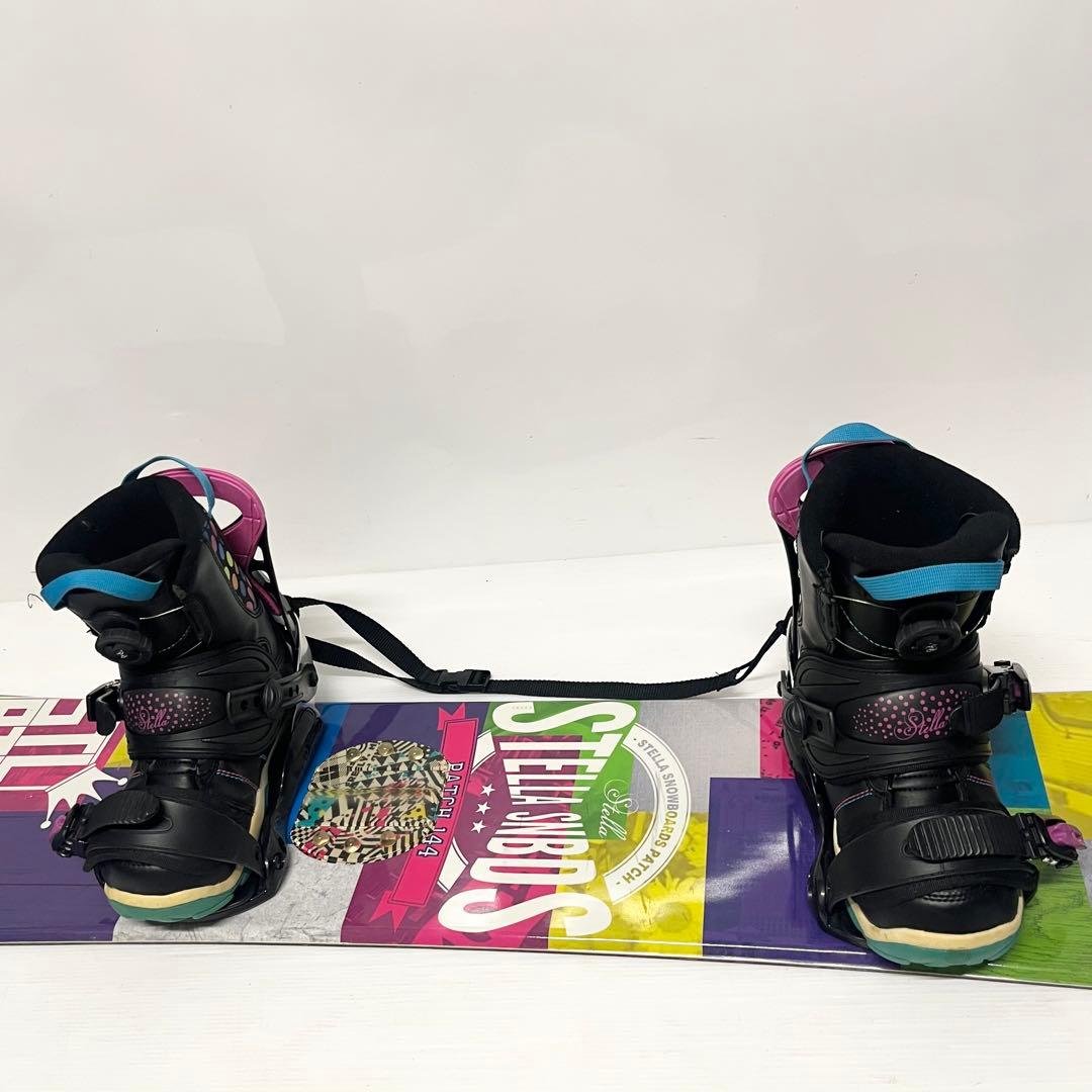 STELLA スノーボード 5点セット マルチカラー