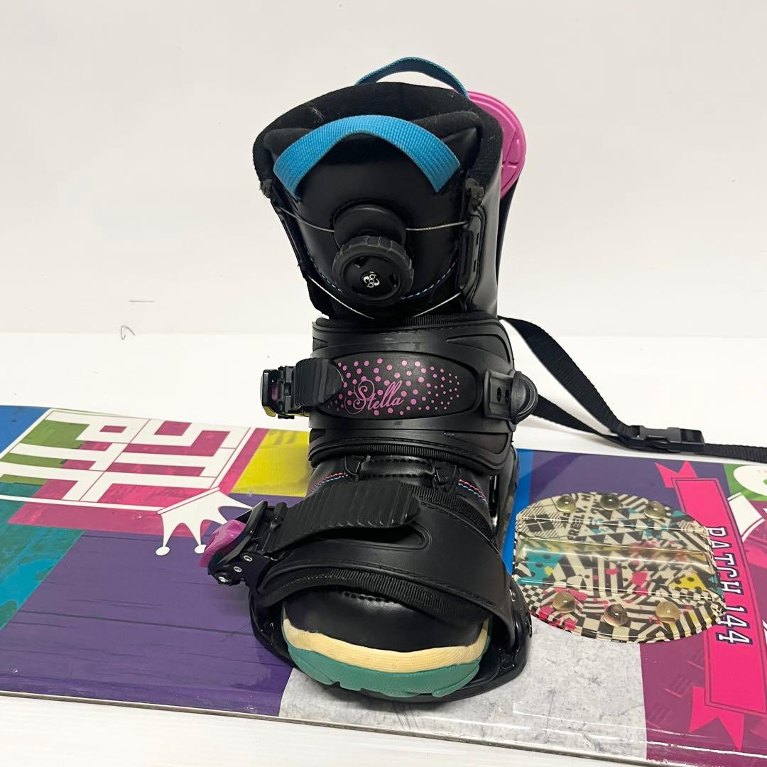 STELLA スノーボード 5点セット マルチカラー