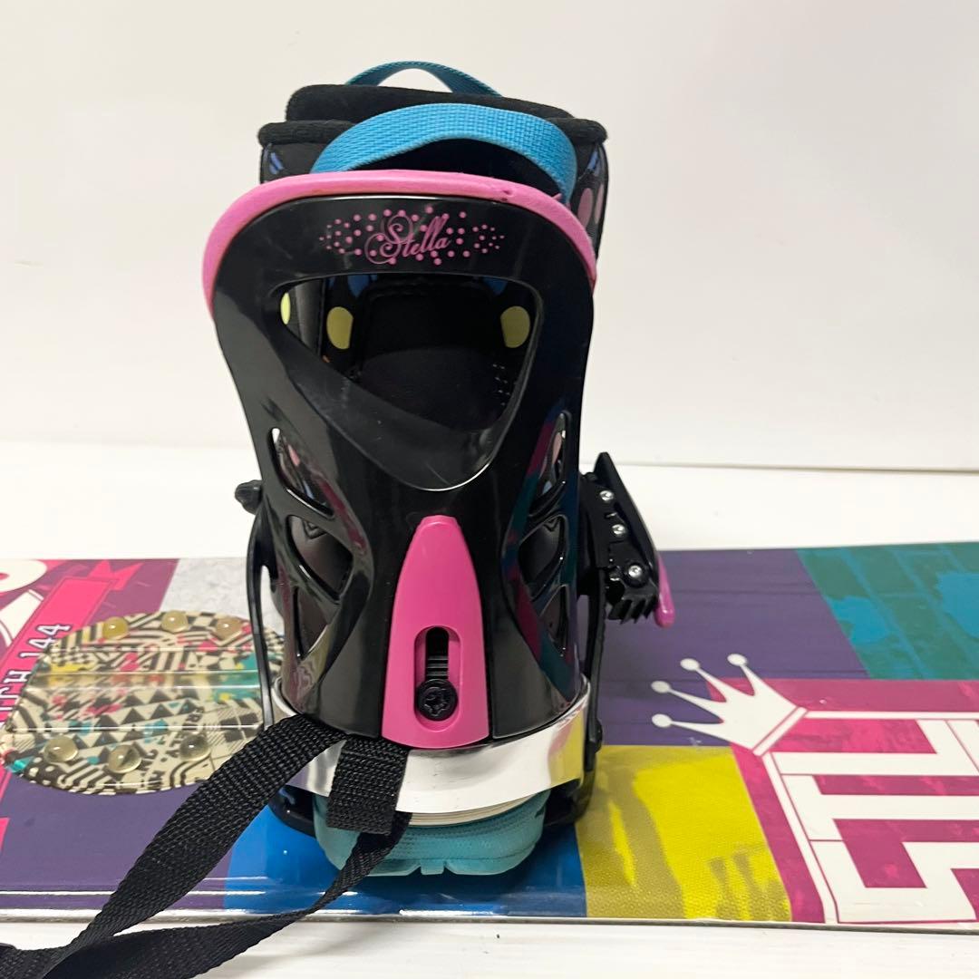 STELLA スノーボード 5点セット マルチカラー