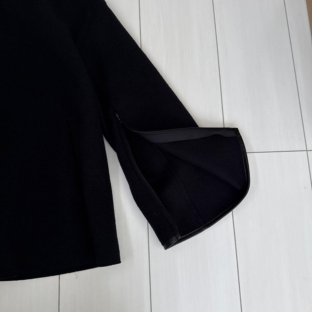 23区　コンプレストパイル　ノーカラーアウター