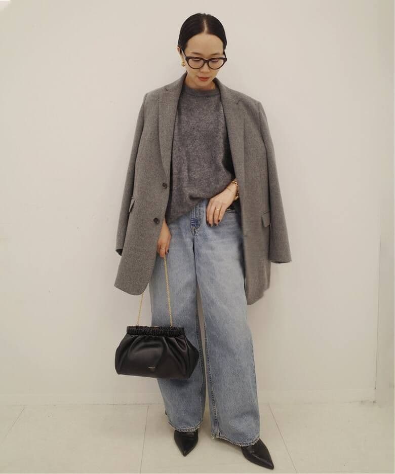 専用　PLAGE Big Tailored ジャケット グレー　36