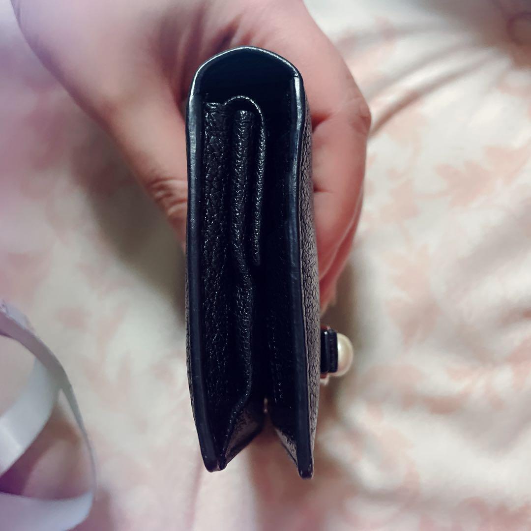 な*な様 miumiu マドラスパール2つ折り財布 ブラック