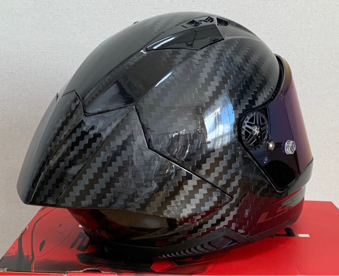 【大輝】LS2 THUNDER C GPブラック・カーボン