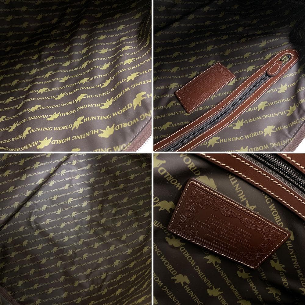 【激レア】極美品 ハンティングワールド 2way ボストンバッグ ワッペン 緑