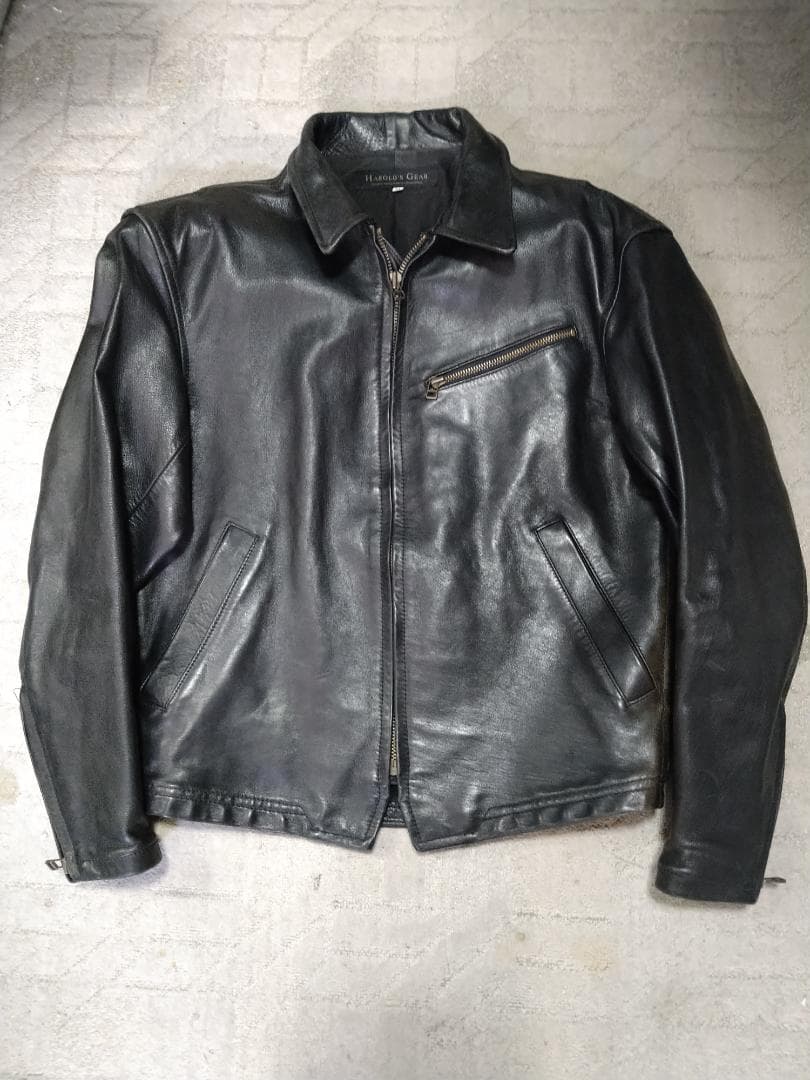 ハロルズギア　horsehide レザージャケット