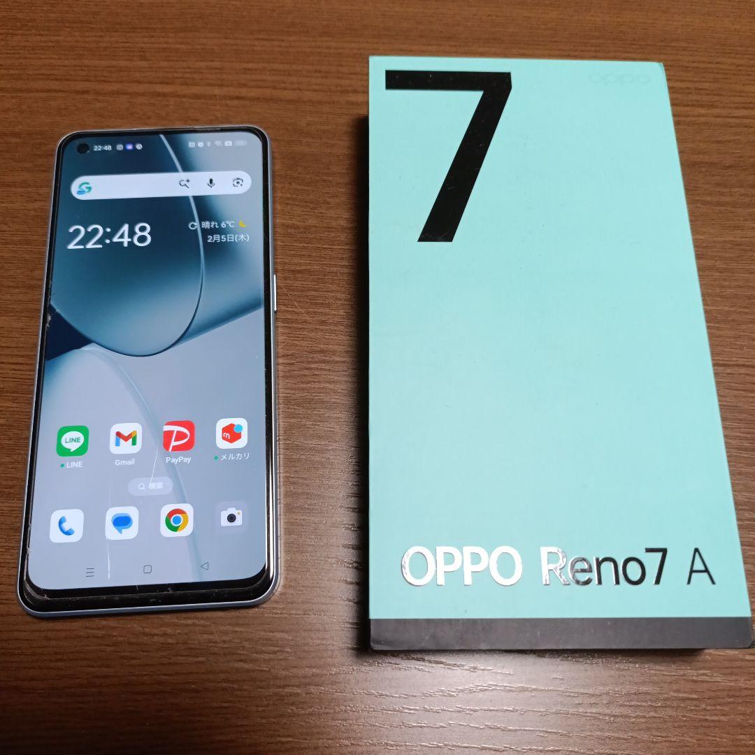 OPPO Reno7A ワイモバイル　ドリームブルー シムフリー