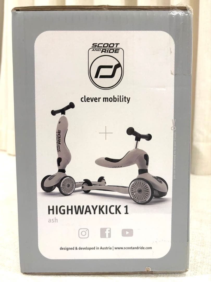 【新品未使用】Scoot & Ride スクートアンドライド　キックボード