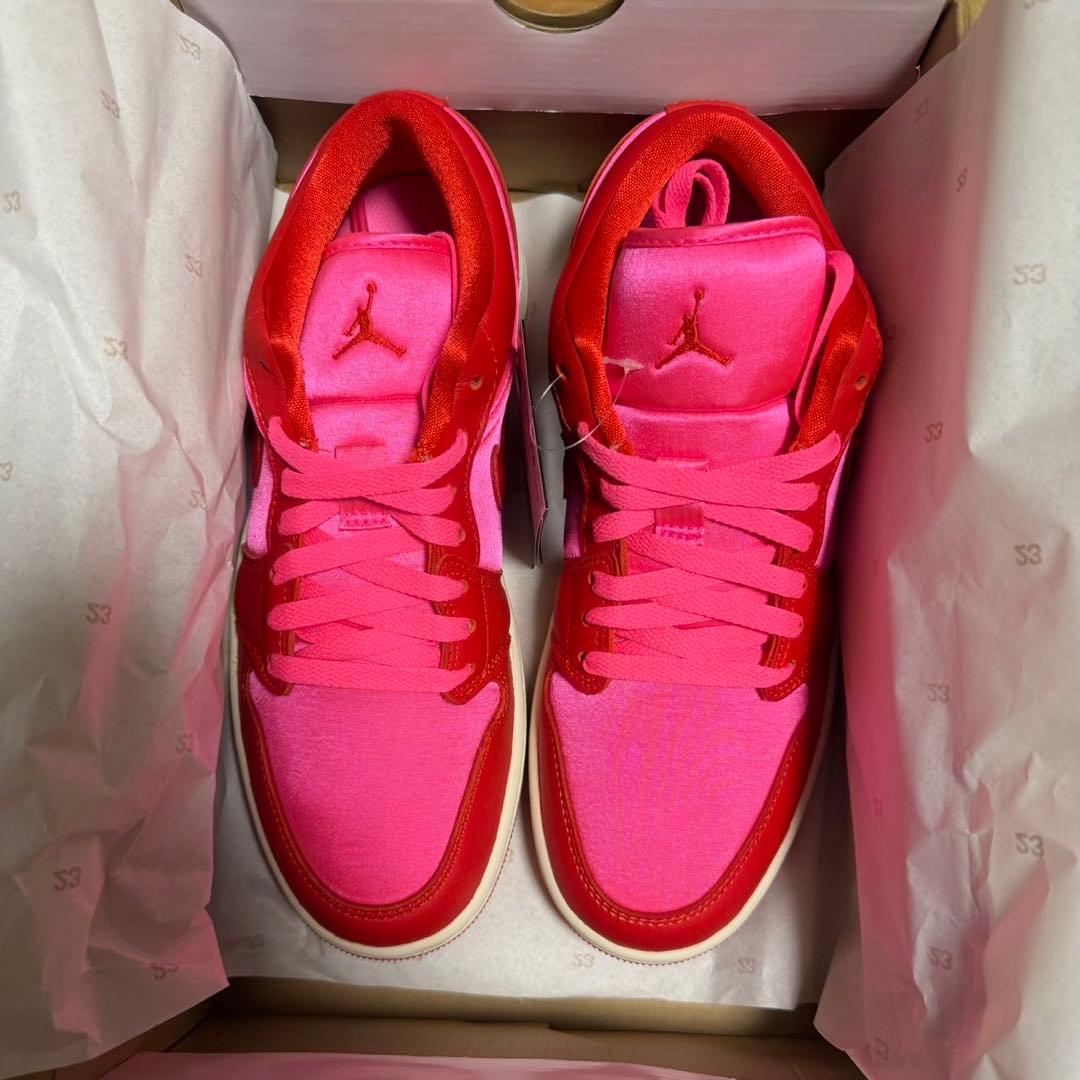 Nike Air Jordan 1 Low ピンク/レッド 26.0cm