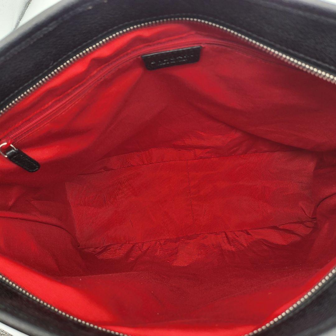 ブルガリ ロゴマニア トートバッグ ハンドバッグ ブラック キャンバス レザー