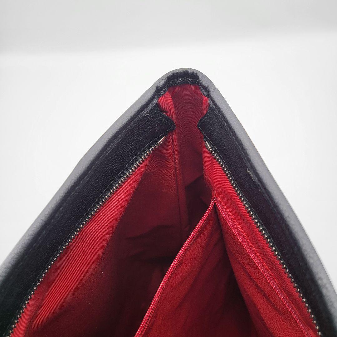 ブルガリ ロゴマニア トートバッグ ハンドバッグ ブラック キャンバス レザー