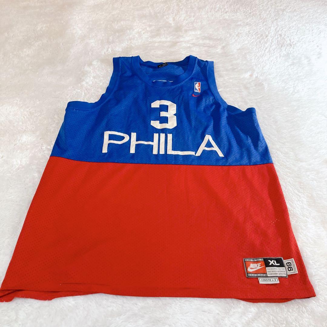 NBA NIKE フィラデルフィアセブンティーシクサーズ IVERSON XL