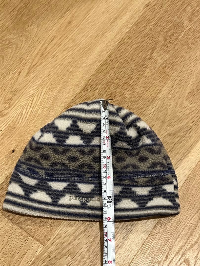 patagonia フリースニット帽 90s USA製パターン柄saltillo
