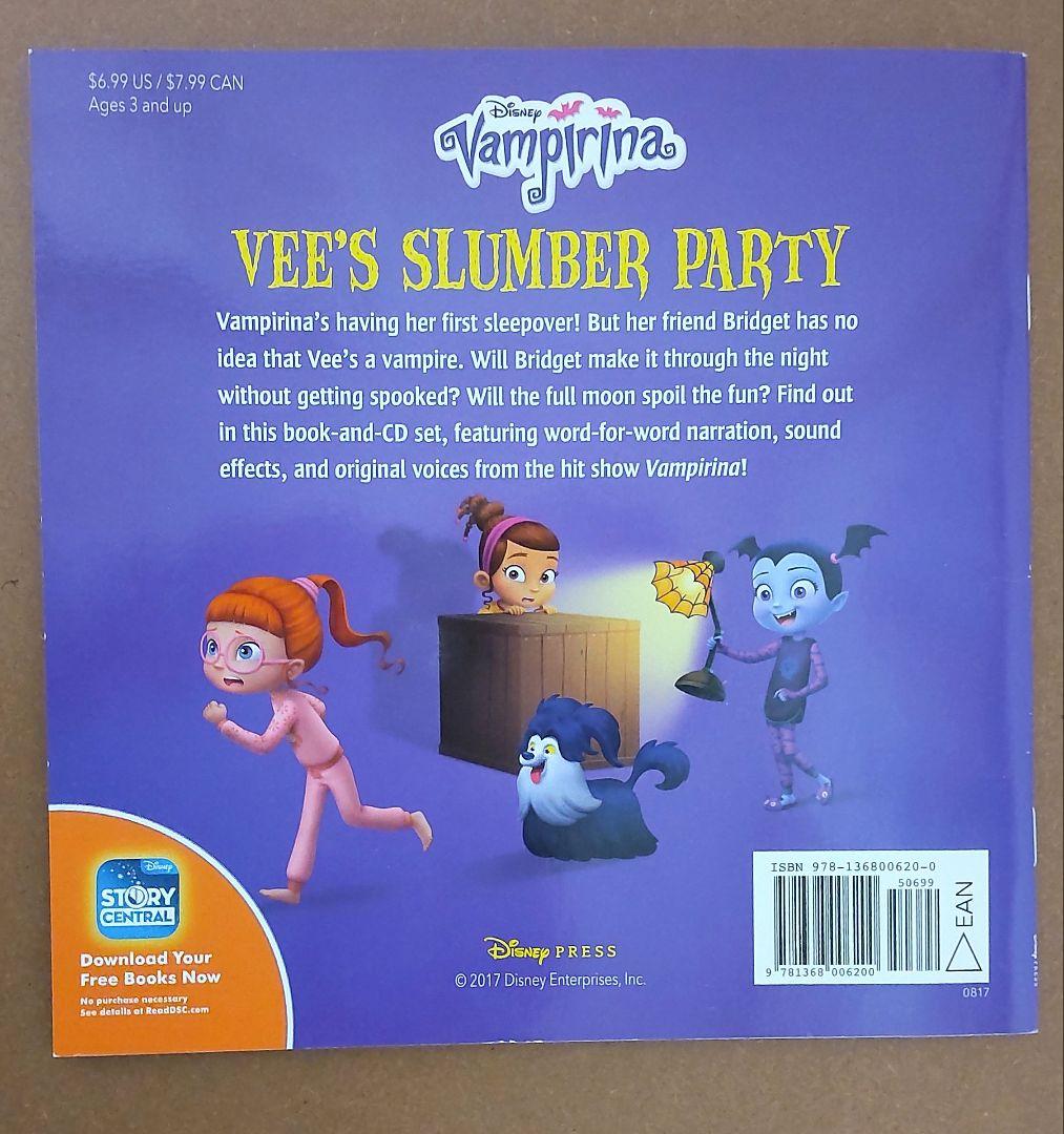 ◎Disney Read-Along CD付き英語絵本「Vampirina」①