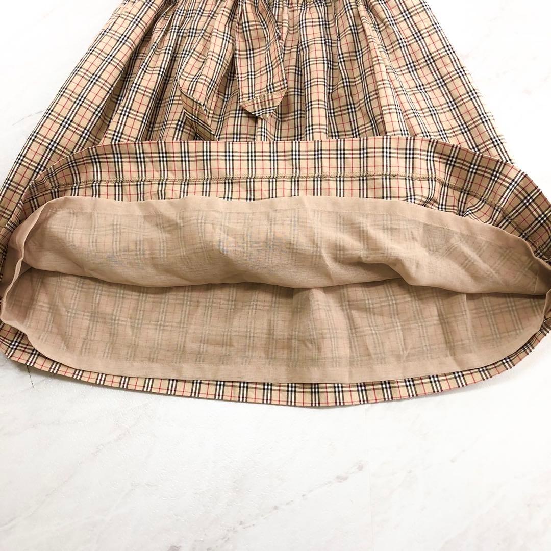 美品✨️BURBERRY ノバチェック フォーマル ワンピース 130cm 子供