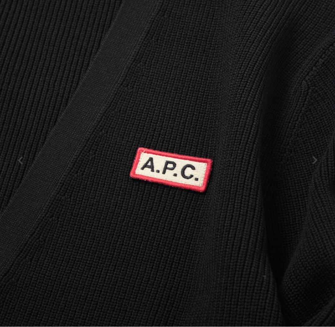A.P.C. ブラックカーディガン