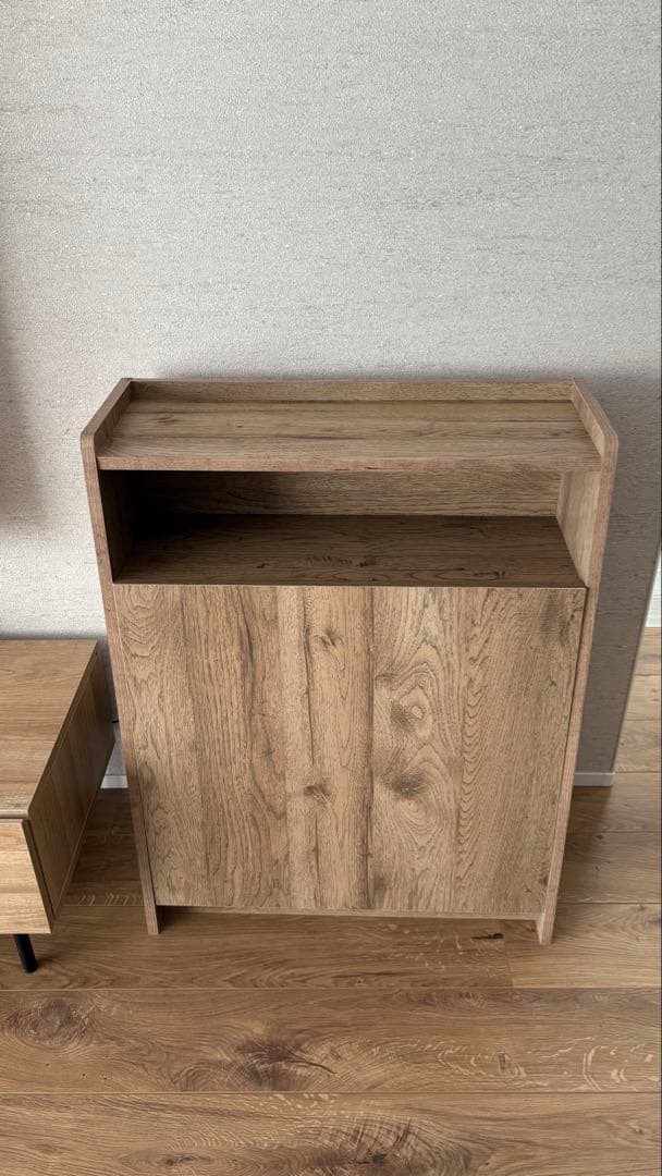 【組立済】アイリスオーヤマ　ウッドペールストッカー　ゴミ箱