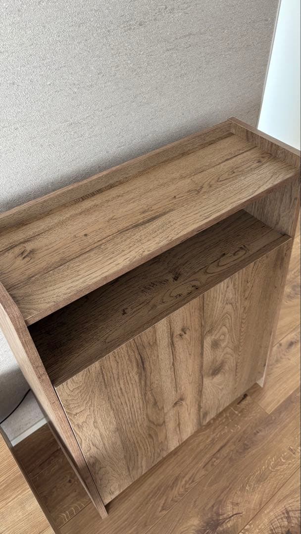 【組立済】アイリスオーヤマ　ウッドペールストッカー　ゴミ箱