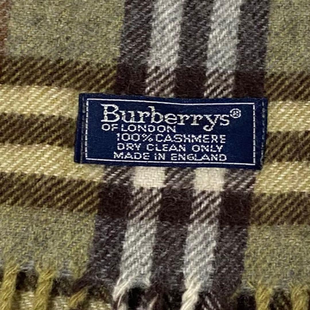 Burberry’s バーバリー マフラー ノバチェック カシミヤ イエロー