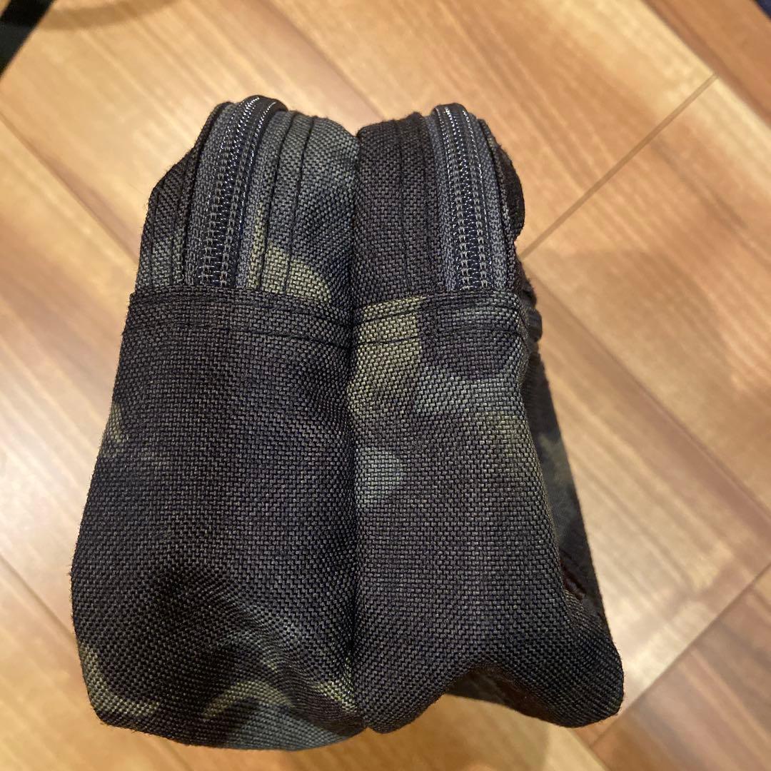 BRIEFING GOLF ブリーフィングゴルフ ダブルジップ ポーチ　迷彩柄