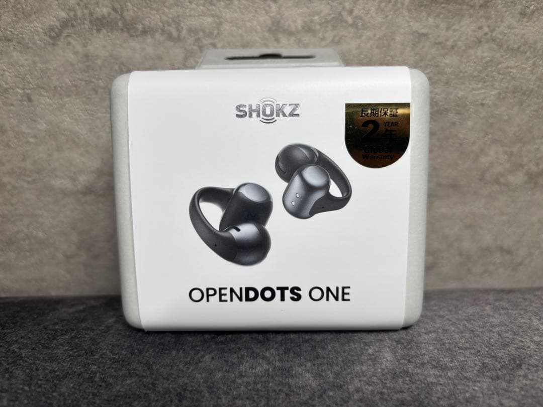 【新品未使用】SHOKZ OPENDOTS ONE BLACK イヤホン