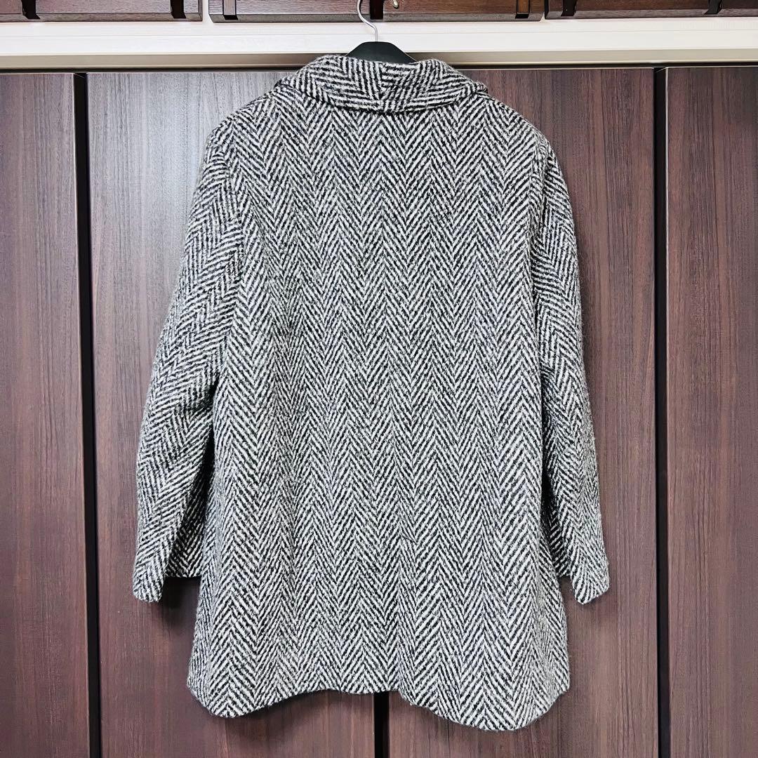 23区 ツィーディヘリンボーン コート