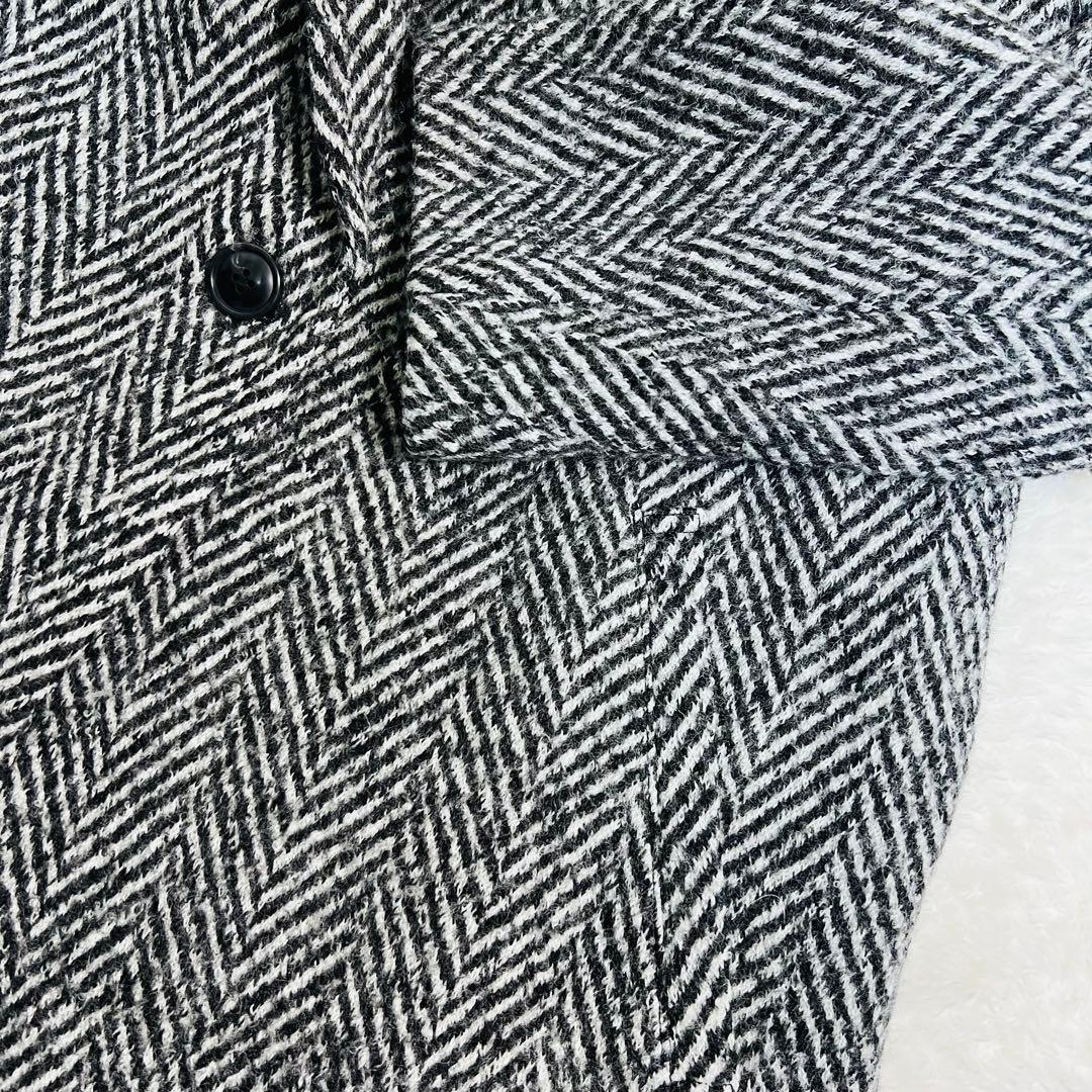 23区 ツィーディヘリンボーン コート