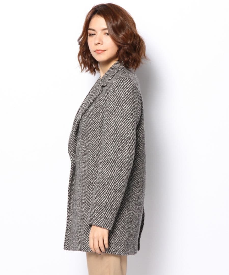 23区 ツィーディヘリンボーン コート