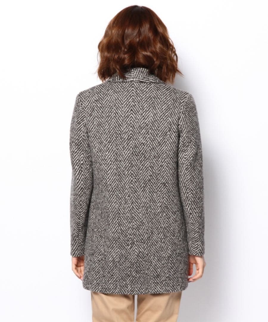 23区 ツィーディヘリンボーン コート