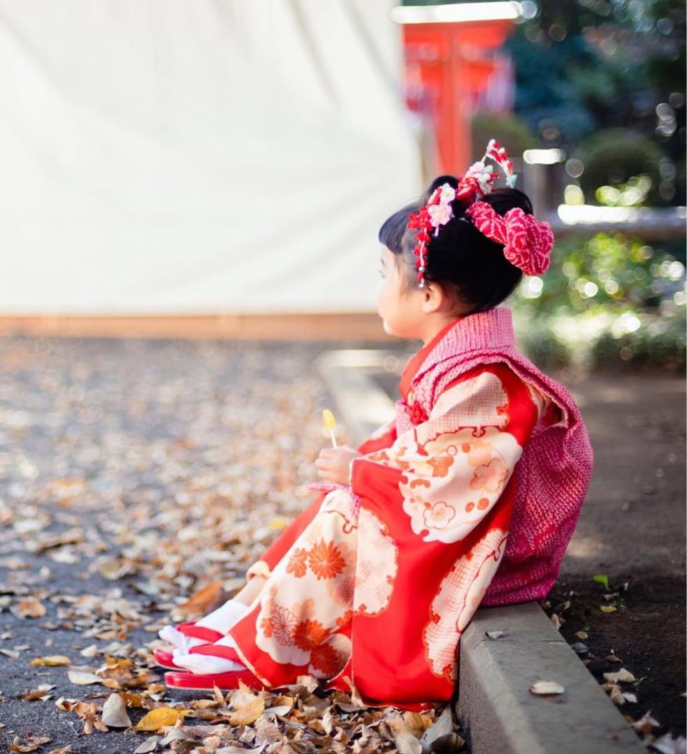 七五三 アンティーク着物セット　3歳