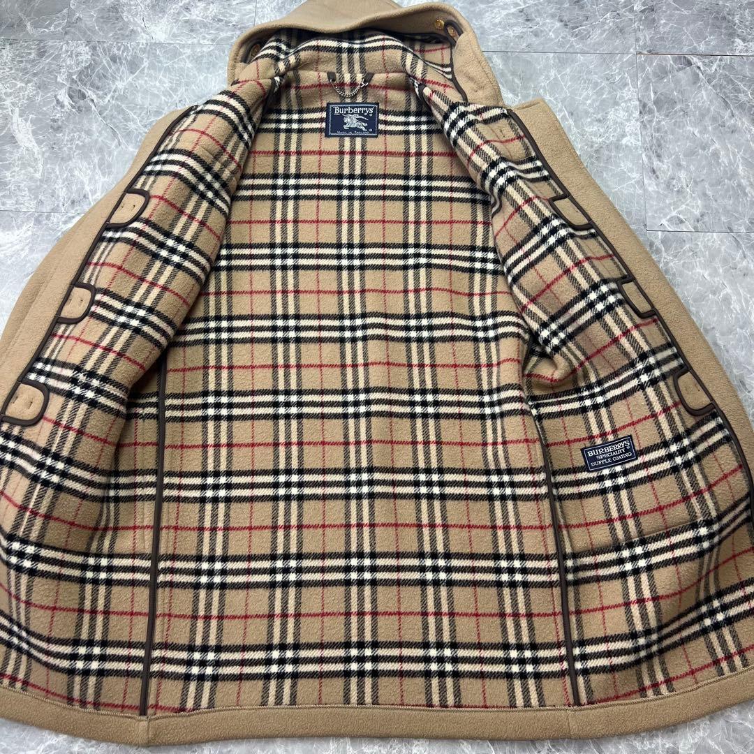 バーバリー　ダッフルコート　スペシャリティダッフルコーティング　ノバチェック