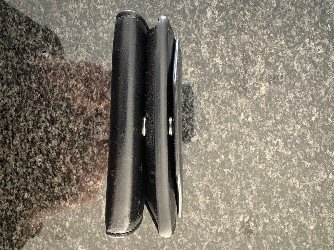 BALENCIAGA WALLET 1 ブラック三つ折り財布