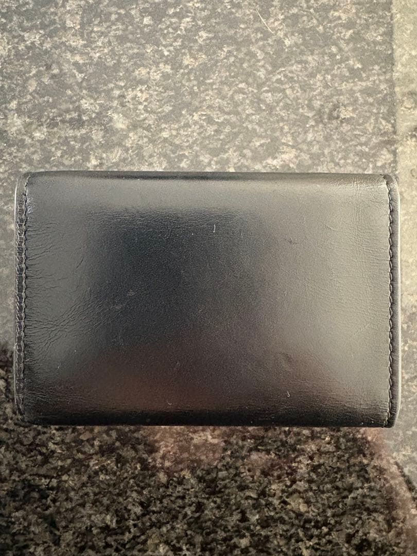 BALENCIAGA WALLET 1 ブラック三つ折り財布