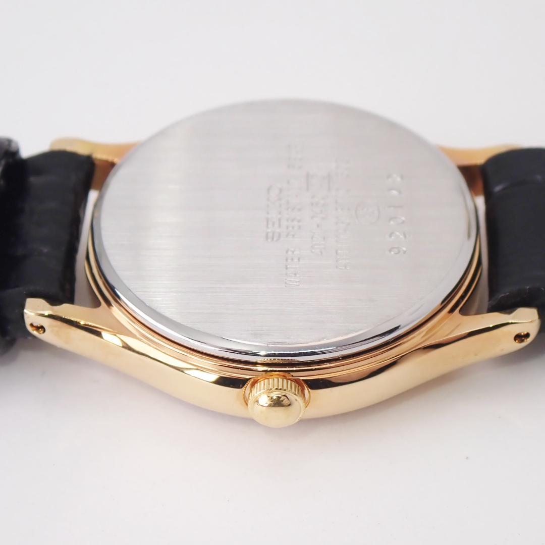 稼働★タグ付美品★ SEIKO SPIRIT レディース サファイアガラス 金色
