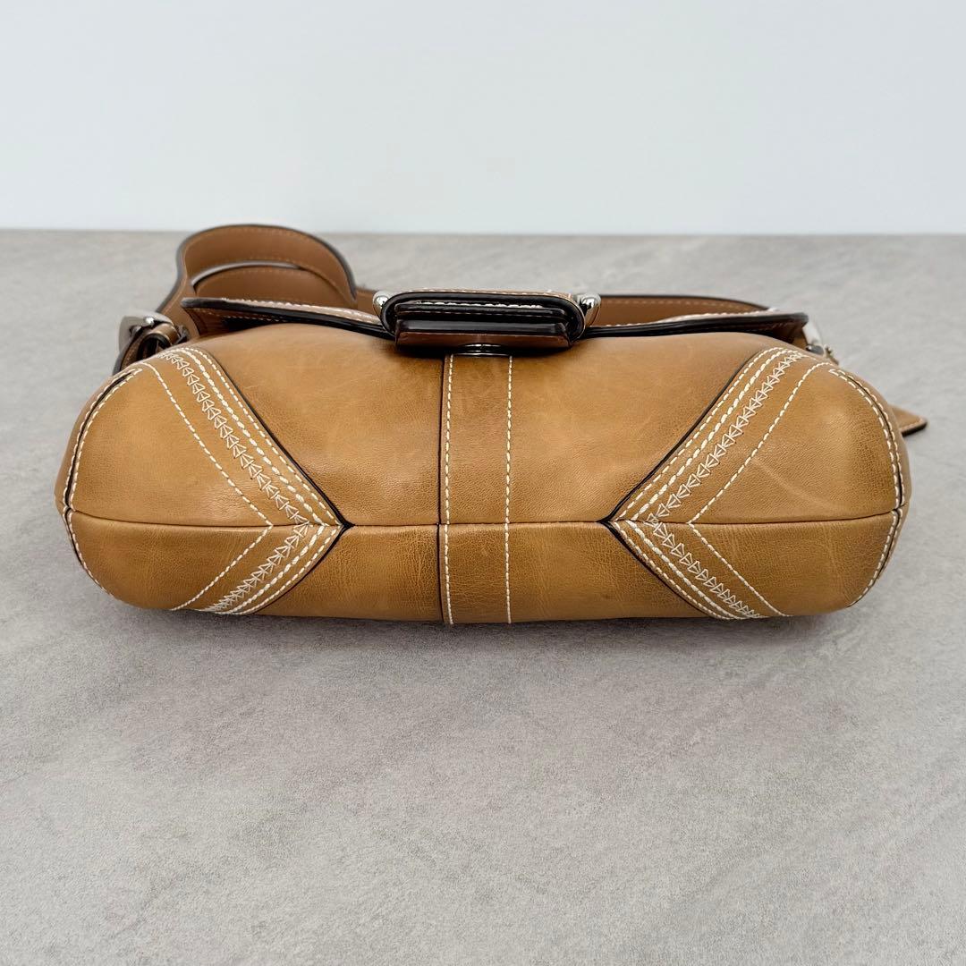 バッグ Coach Small Flap Leather Soho Shoulder