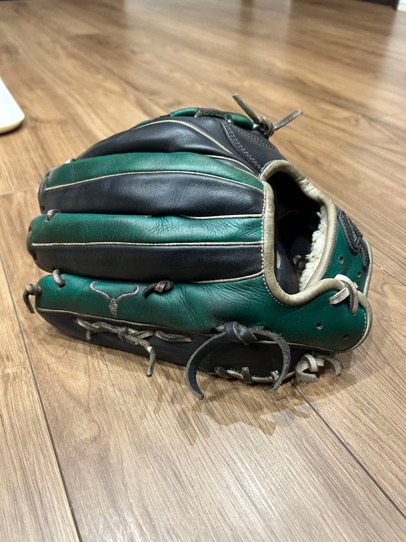 Slingers 軟式グローブ 黒/緑