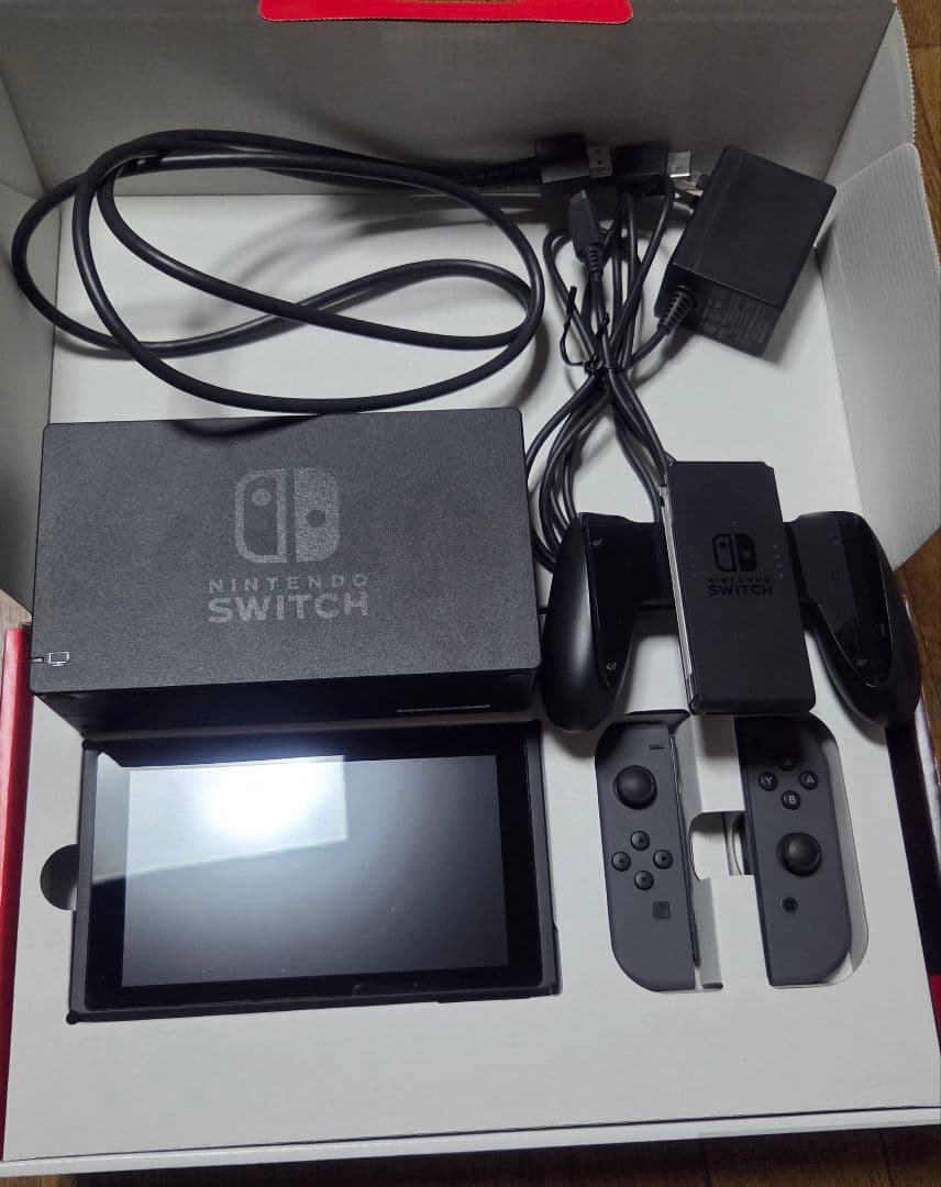Nintendo Switch 本体 グレー ジョイコン