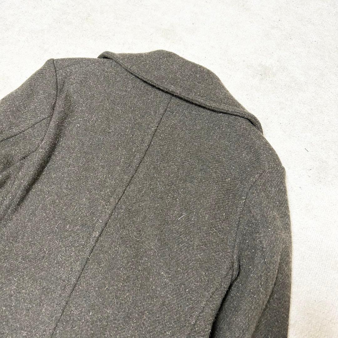 美品　ナイジェルケーボン　ウールピーコート　カーキ　Pコート　メタルボタン