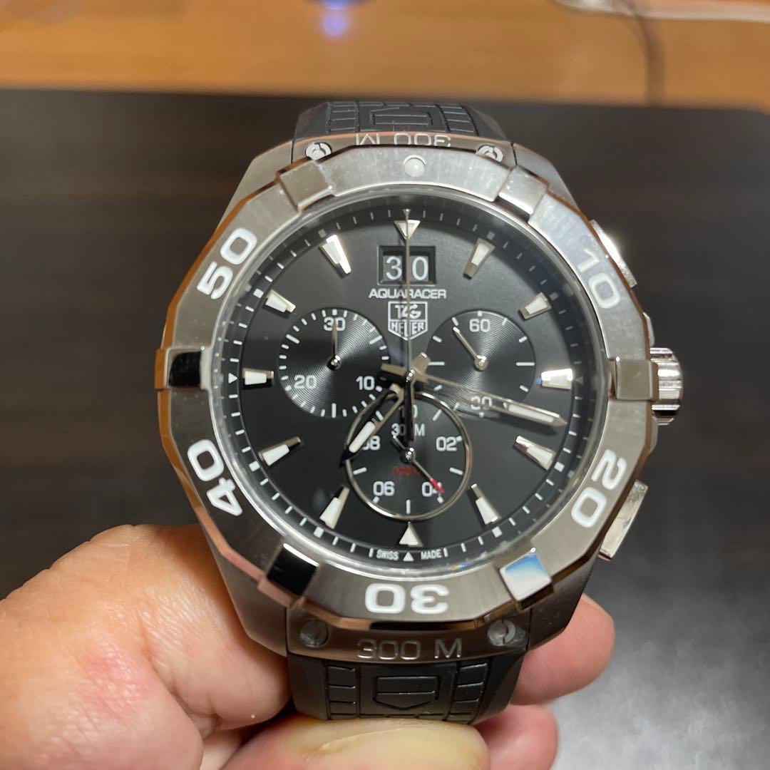 【超美品 TAG Heuer AY1110.TF8041 ラバーベルト時計】