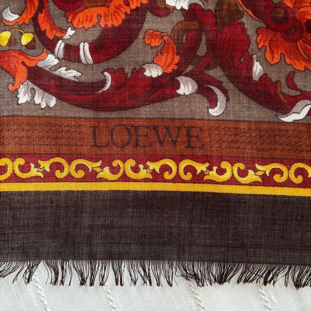 LOEWE ロエベ 花柄 大判ストール